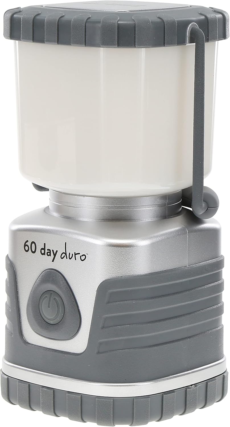ust 60-Day Duro LED Portable 1200 Lumen Lantern with Lifetime LED Bulbs and H...