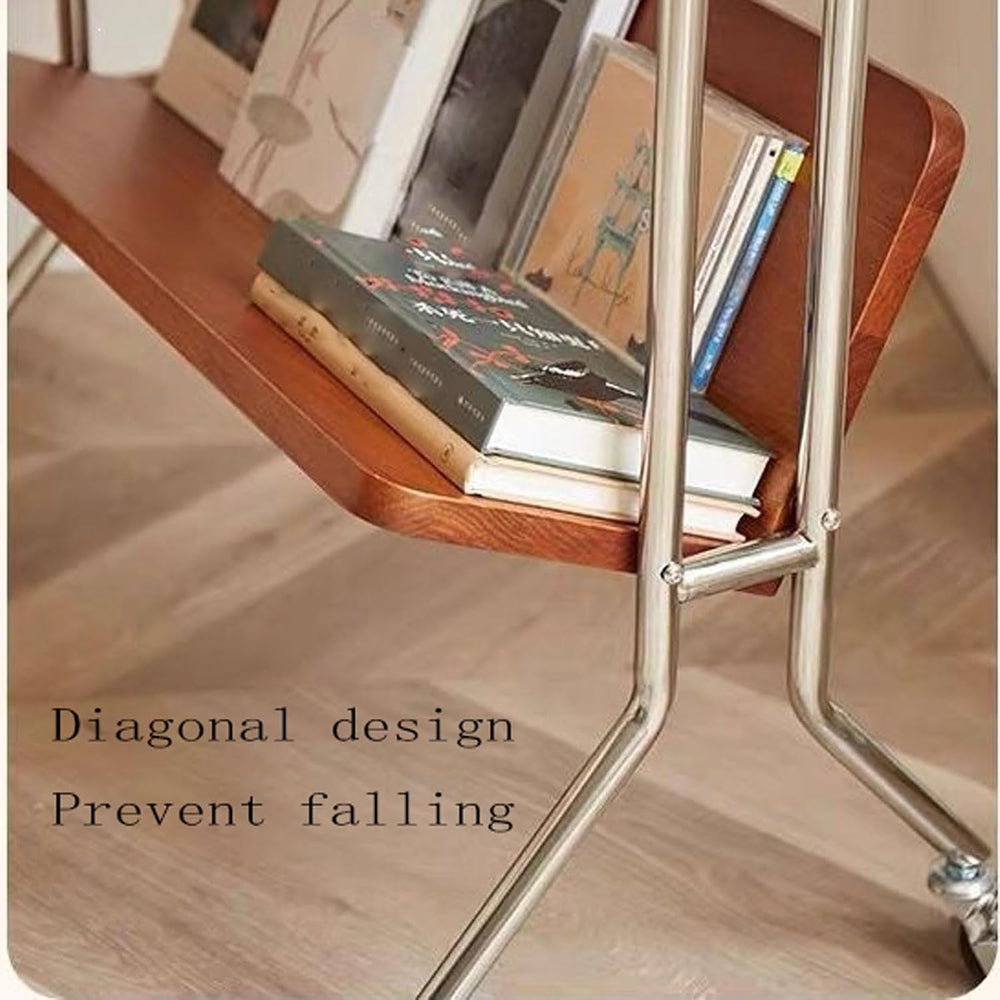 Metal Frame Trolley, Tea Table with Handle, Small Sofa Side Table,Storage Car...