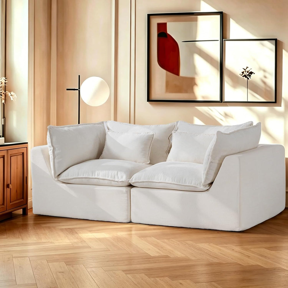 Couch Sectional Sofas Cloud Couches for Living Room | Loveseat L U Shaped Mod...