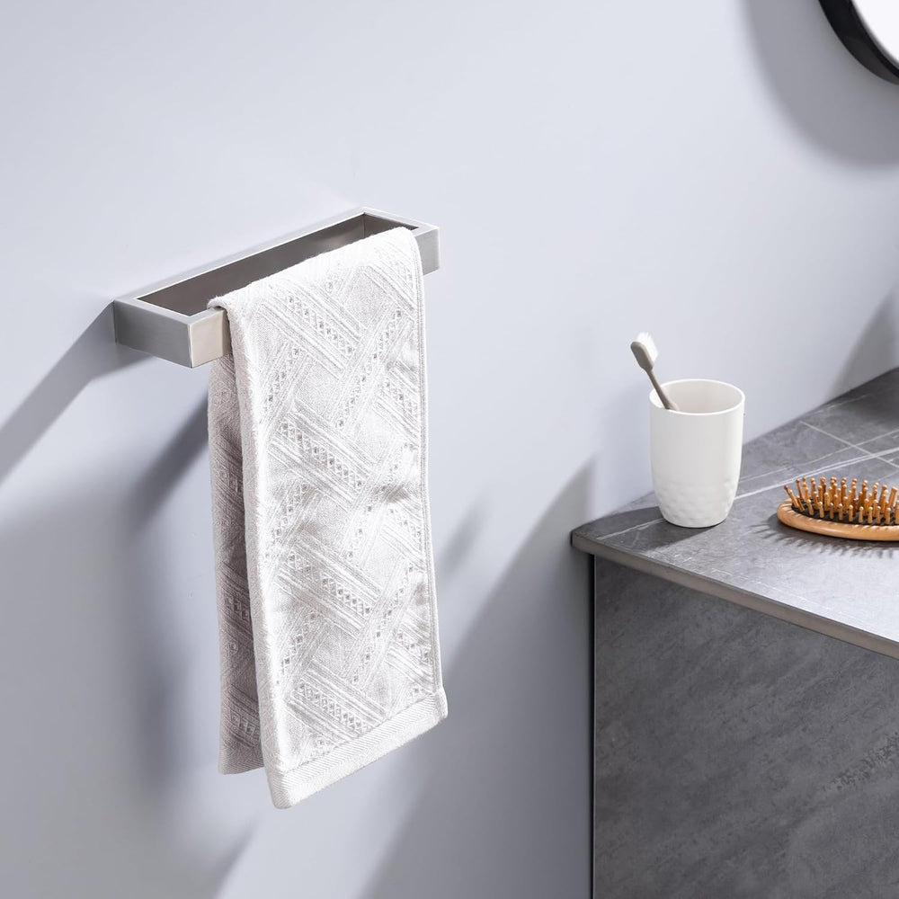 Towel Bar, 9 Inch Hand Towel Holder Wall Mount, Towel Racks for Bathroom Acce...