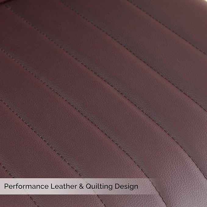 Dining Chairs Set of 2, Modern Dining Chairs with Thick Cushions, PU Leather ...