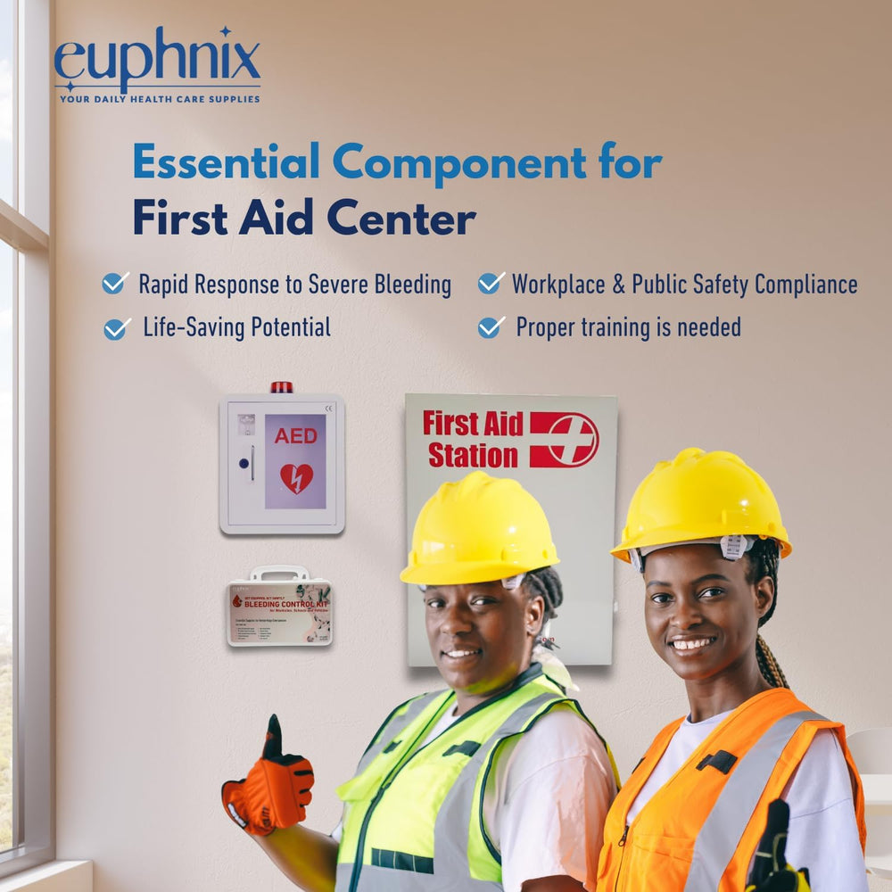 Mountable Bleeding Control Kit, OSHA-Compliant, 12 Pcs