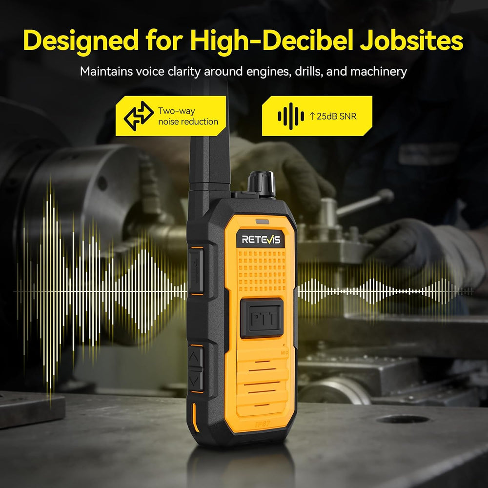 Retevis RB48A IP67 Waterproof Walkie Talkies Long Range Adults