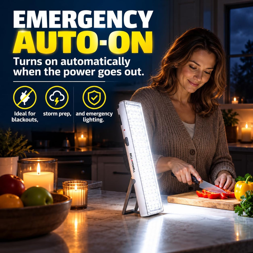 BELL+HOWELL Portable Light Bar, Rechargeable Lights for Home, As Seen on TV