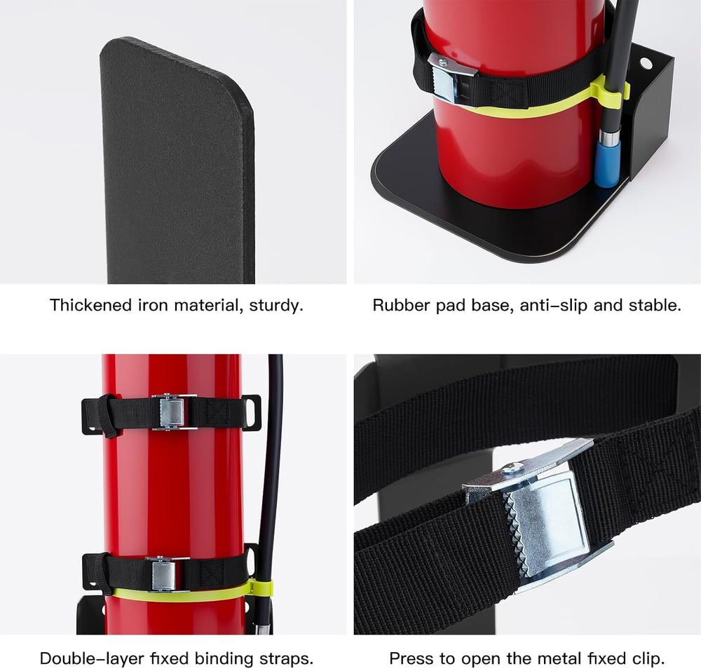 Fire Extinguisher Mount,Heavy Duty Vehicle Bracket Compatible with 20lb ABC, ...
