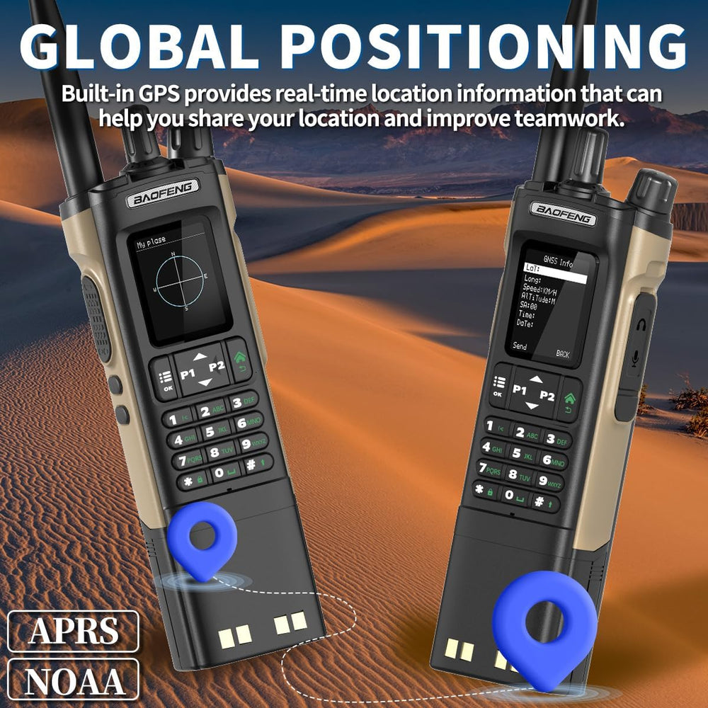 Baofeng DM32 DMR Radio Ham Radio Handheld Rechargeable Walkie Talkies Long Ra...