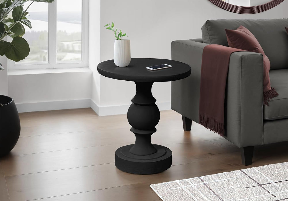 Monarch Specialties I 4162 Accent Table, 25" H, Indoor Or Outdoor, Bedro...