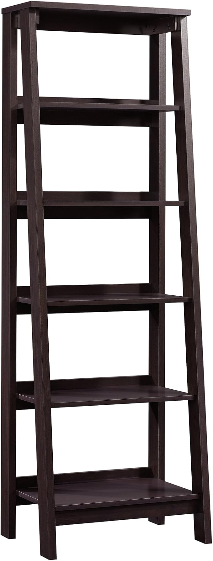 Sauder Trestle 5 Bookcase/Book Shelf, L: 23.54" x W: 16.61" x H: 71...