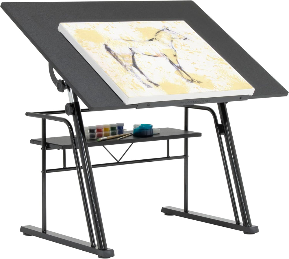 Studio Designs Zenith Drafting Table with Adjustable Height & Angle MDF W...