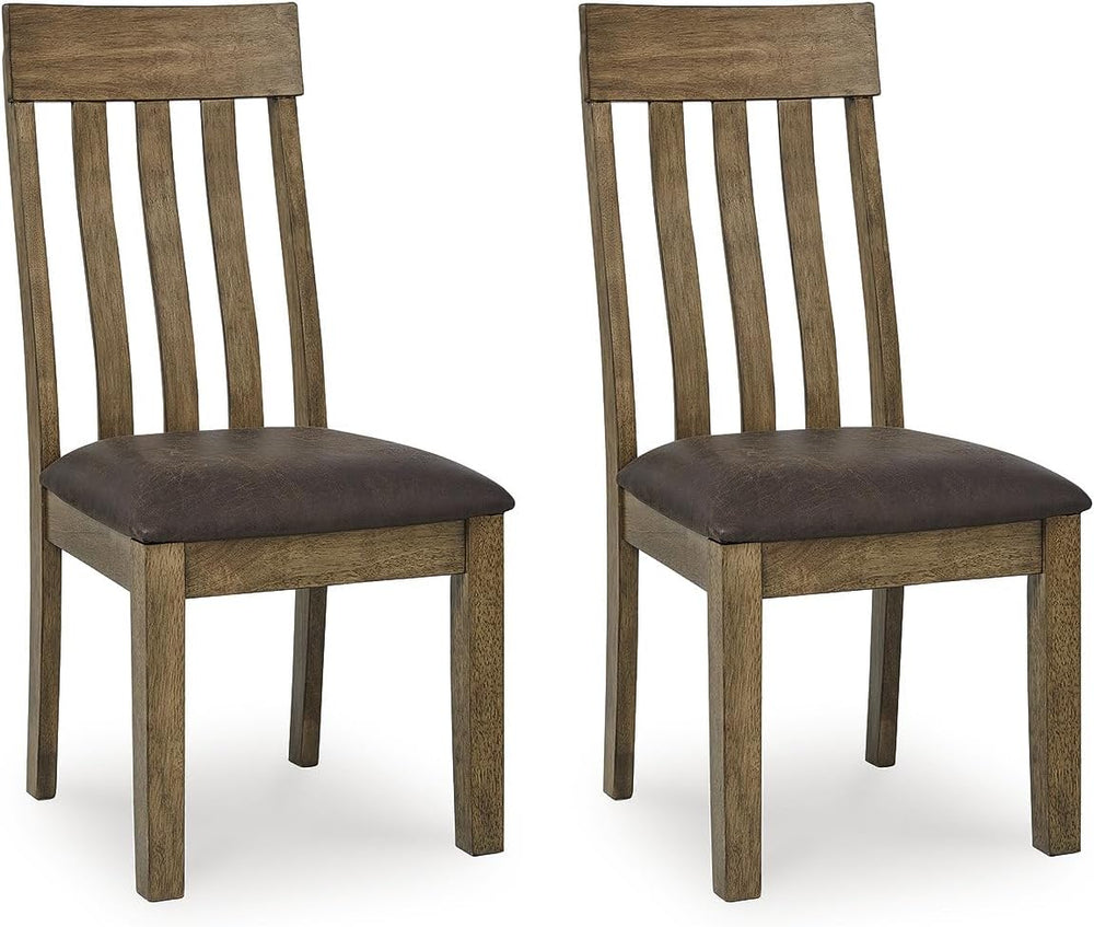 Signature Design by Ashley Vallister Dining Chairs Set of 2, Light Brown | So...