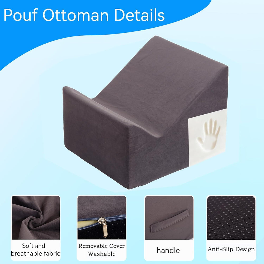 Version that Modern Pouf Ottoman,Relax Stool,Floor Poufs for Couch | Foot Res...