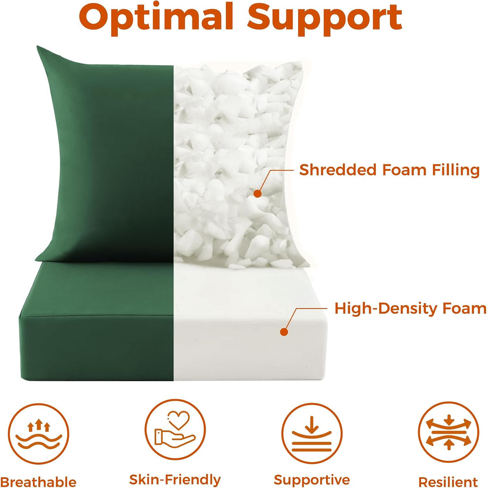 Deep Seat Patio Cushions Set of 1, 24x24x5.75 Inch, Waterproof Outdoor Chair ...
