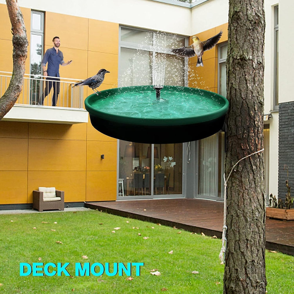 Heated Bird Bath, 3 Easy Ways to Mount Heavy Duty Metal Pedestal Detachable B...