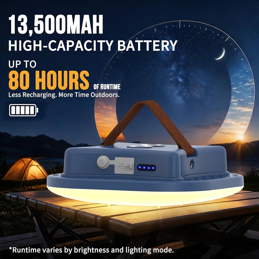 Rechargeable Camping Light, Magnetic Hanging Tent Light