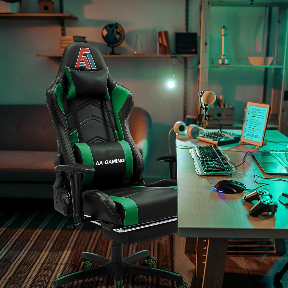 AA Products Gaming Chair High Back Ergonomic Computer Racing Adjustable Gamer...