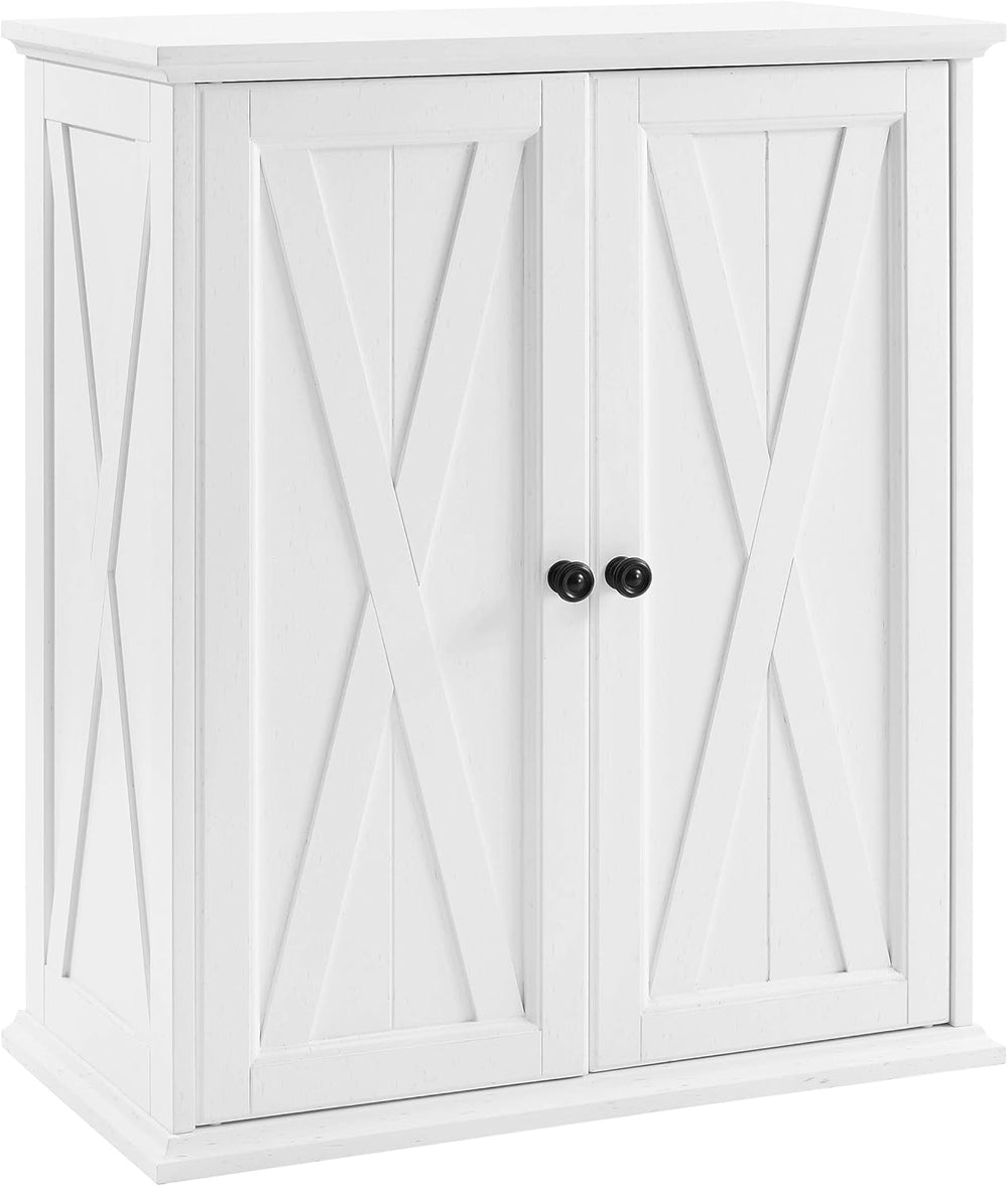 Crosley Furniture Clifton Stackable Pantry Storage Cabinet with Shelves, Kitc...