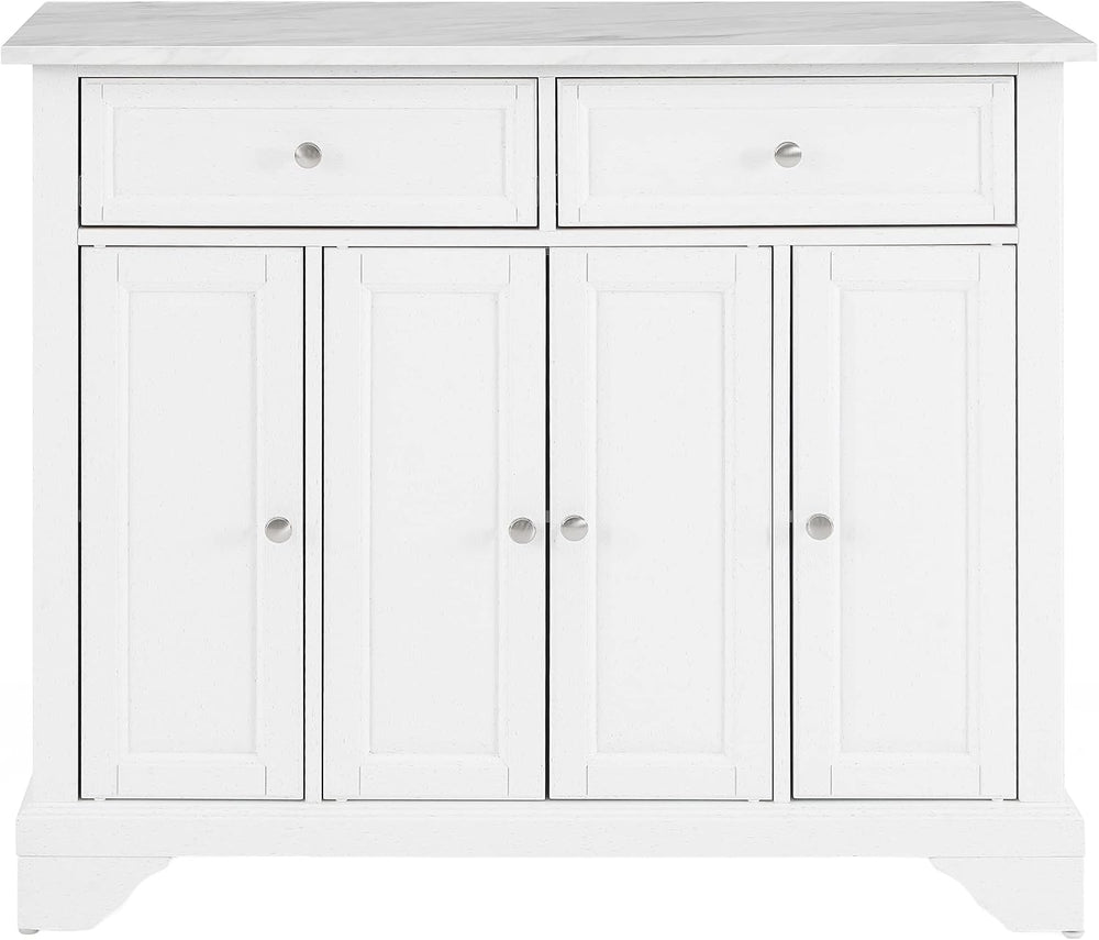 Crosley Furniture Avery Rolling Kitchen Island, Storage