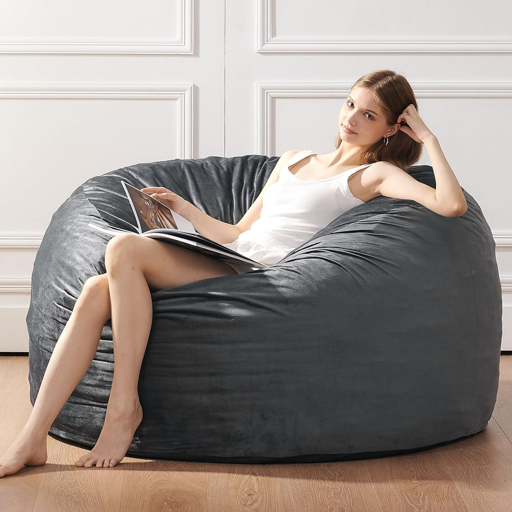 3 Feet Bean Bag Chair - BeanBag Chairs for Adults, Living Room Furniture Sofa...