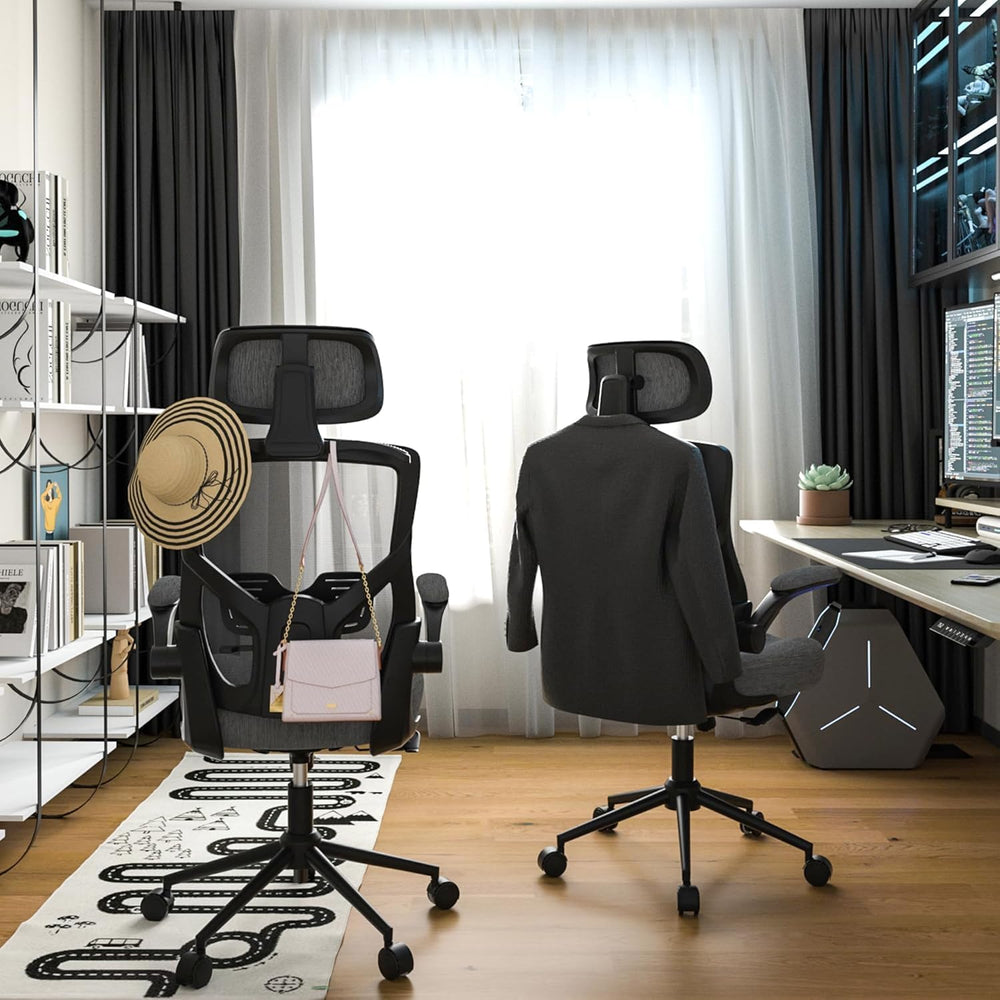 Ergonomic Office Chair, High Back Mesh Computer Chair with Molded Foam Cushio...