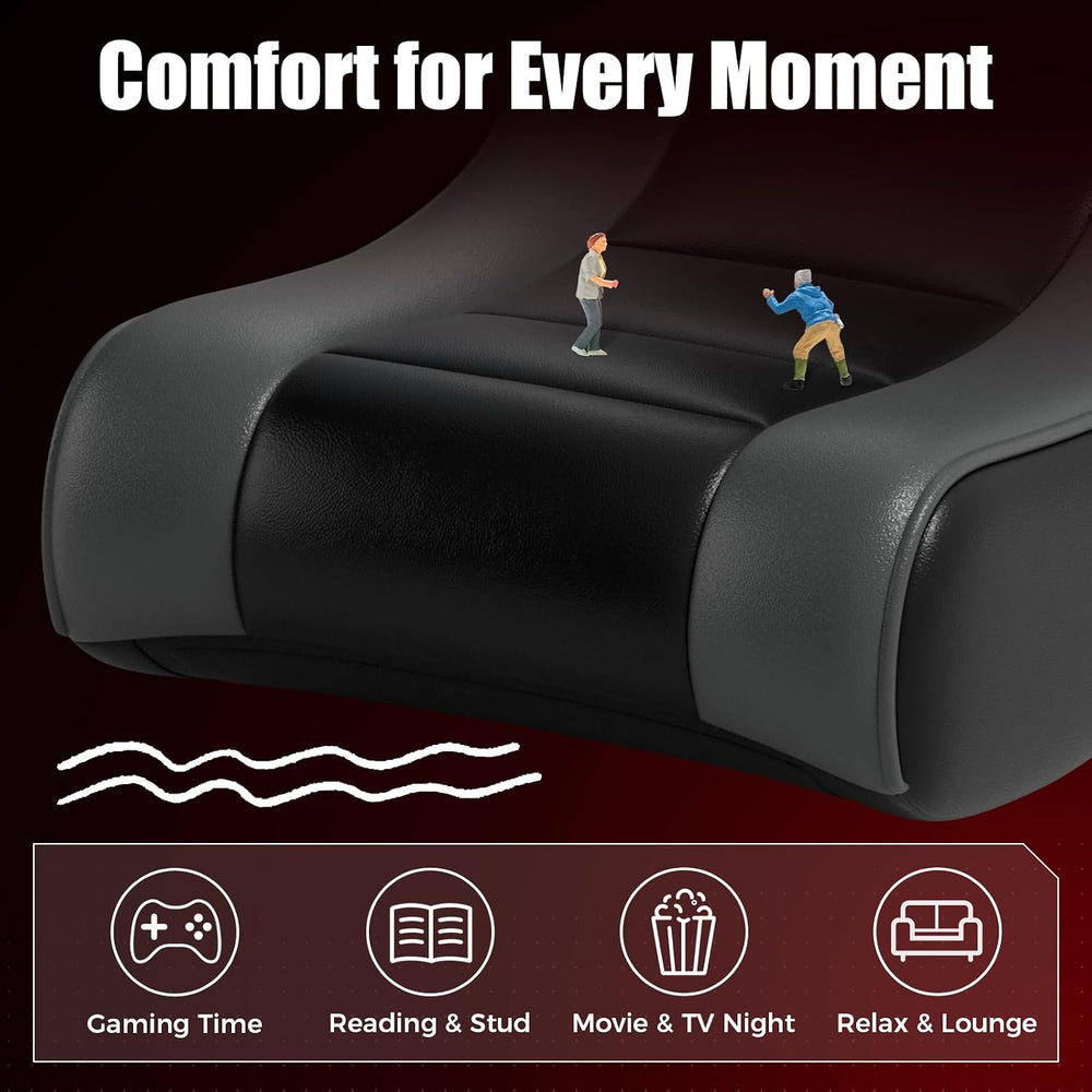 GTPLAYER Floor Rocker Gaming Chair – Adjustable Angle Limiter, Ultra Lightwei...
