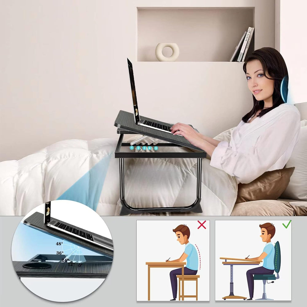 Laptop Desk for Bed Couch,Lap Desk for Laptop,Portable Laptop Stand for Desk,...