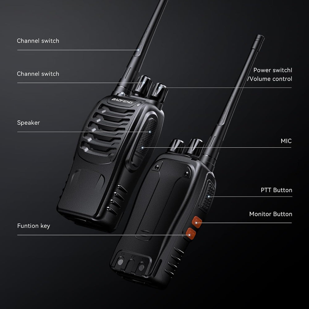BAOFENG BF-888S Walkie Talkies High-Performance Long Range Two Way Radios for...