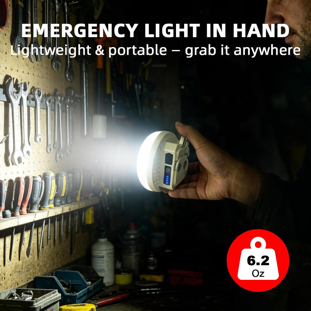 2 Pack Rechargeable Camping Lantern, 3000LM Magnetic, Warm White
