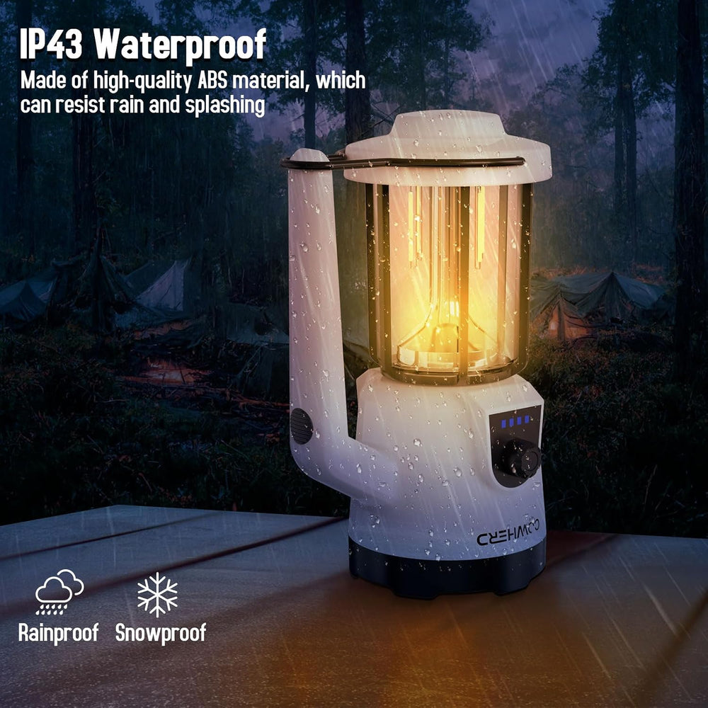 Rechargeable Flashlight Lantern 2-in-1 LED Handheld Flashlight with Lantern a...