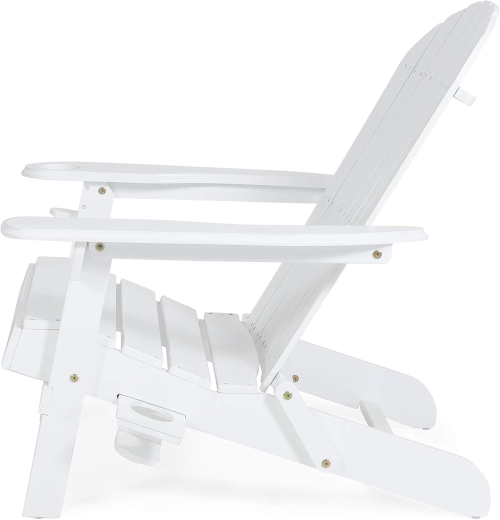 Christopher Knight Home Darlene Outdoor Acacia Wood Folding Adirondack Chair,...