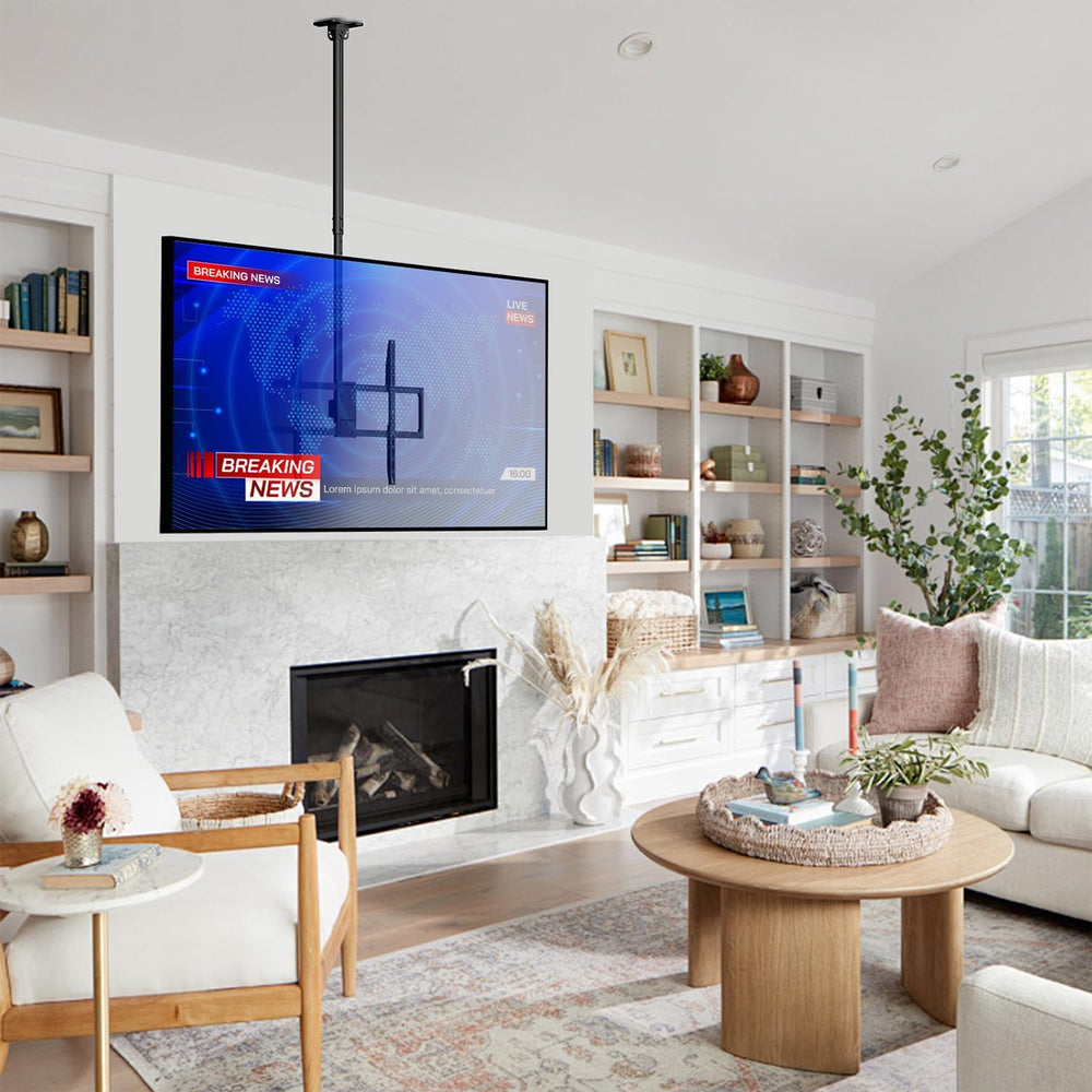 Ceiling TV Mount, Adjustable Hanging Ceiling TV Bracket Fits Max 100 inch | P...