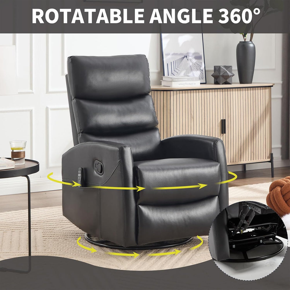 Rocker Recliner Chairs, 360° Swivel Rocking Recliner Chair for Adults,Glider ...