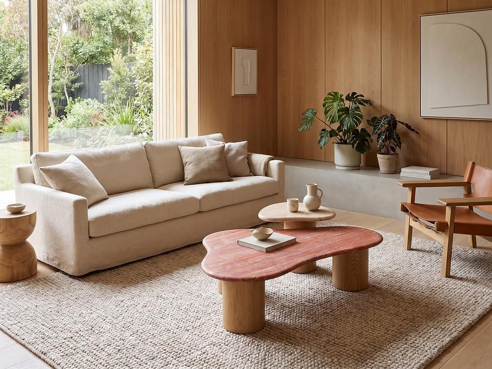 Balafia Nature Stone Coffee Table Set