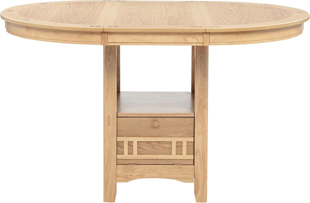 Coaster Home Furnishings - LAVON - 5-Piece Counter Height Dining Set - Oval E...