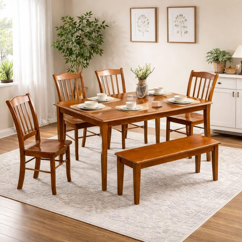 Boraam Shaker Dining Chairs, Set of 2 - Cocoa Walnut