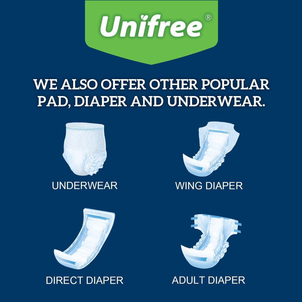 Unifree Disposable Underpads, Bed Pads, Incontinence Pad, Super Absorbent, 40...