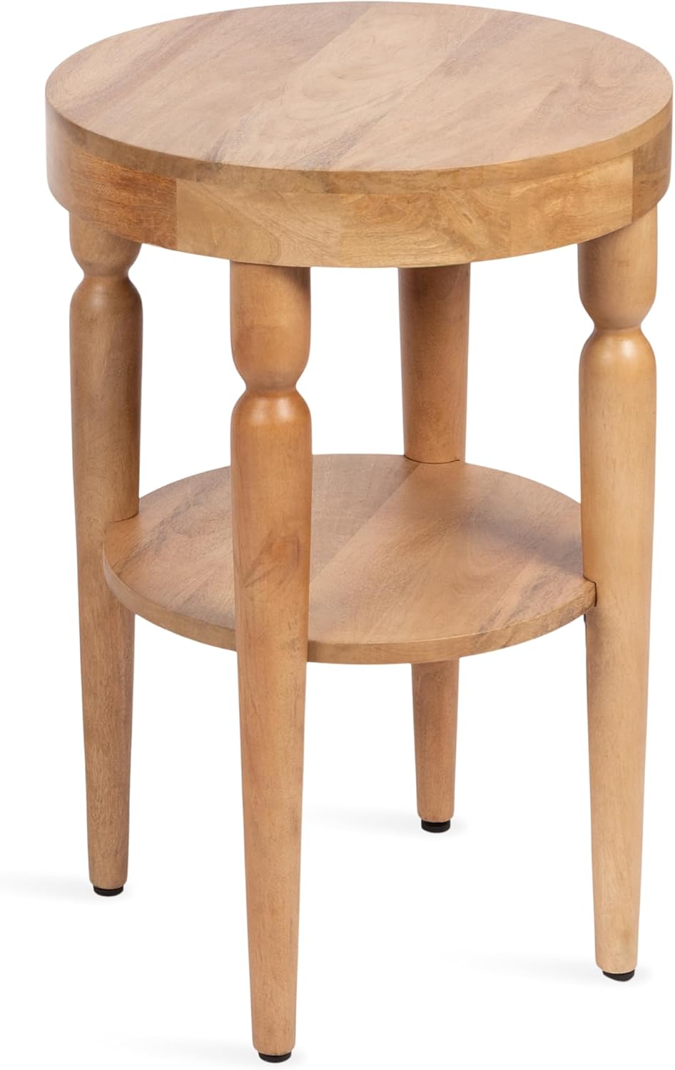 Kate and Laurel Ardentown Modern Round Wood Side Table, 16 x 16 x 24, Natural...