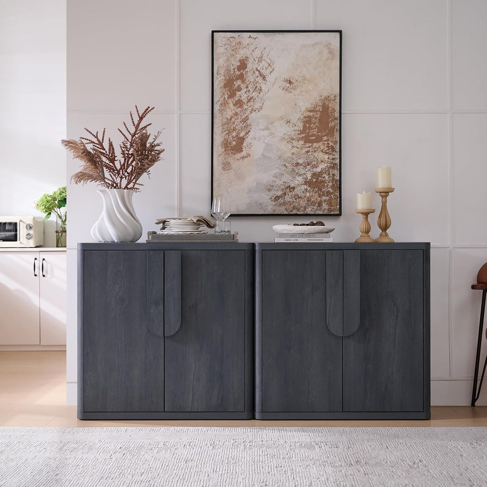 62.28'' Sideboard Buffet Cabinet W/Storage, Modern Accent Cabinets W/...