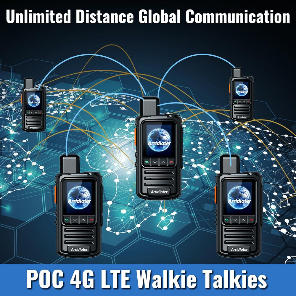 Global Rapid Long Range Walkie Talkies Unlimited Range Fast Radio Nationwide ...