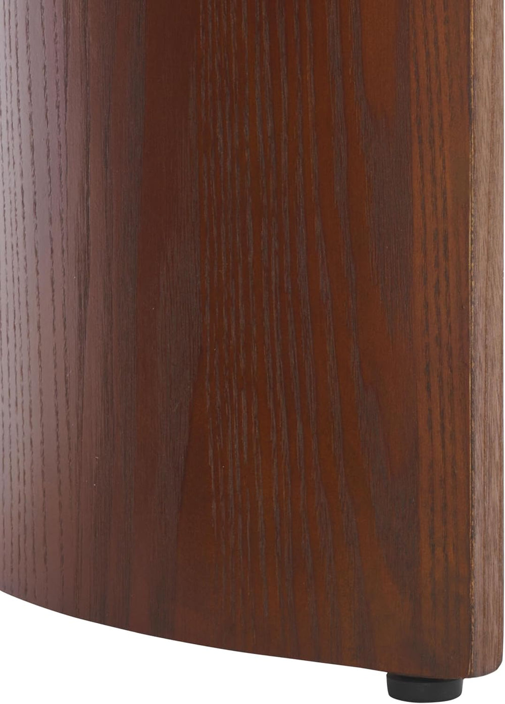 SAFAVIEH Home Collection Alanka Walnut Brown 2-Leg Round Top End Table