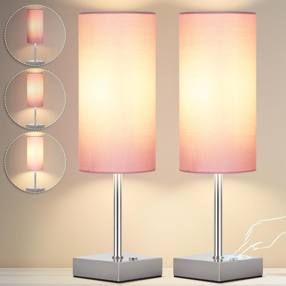 AVV Cordless Table Lamp with Dimmable, Rechargeable 3 Modes Battery Powered B...