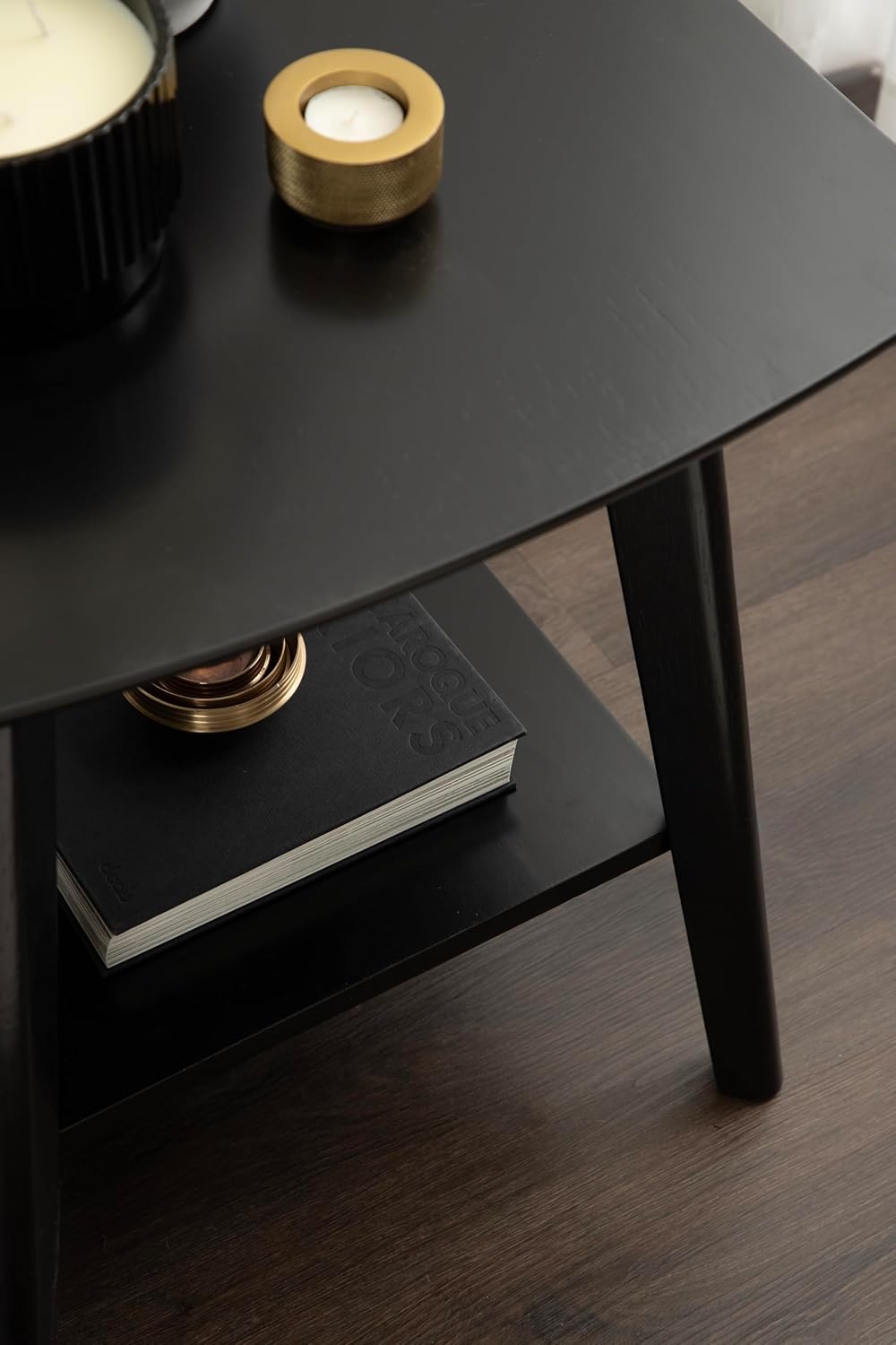 Kate and Laurel Louena Mid-Century Rectangle Wood Side Table, 22 x 20 x 24, B...