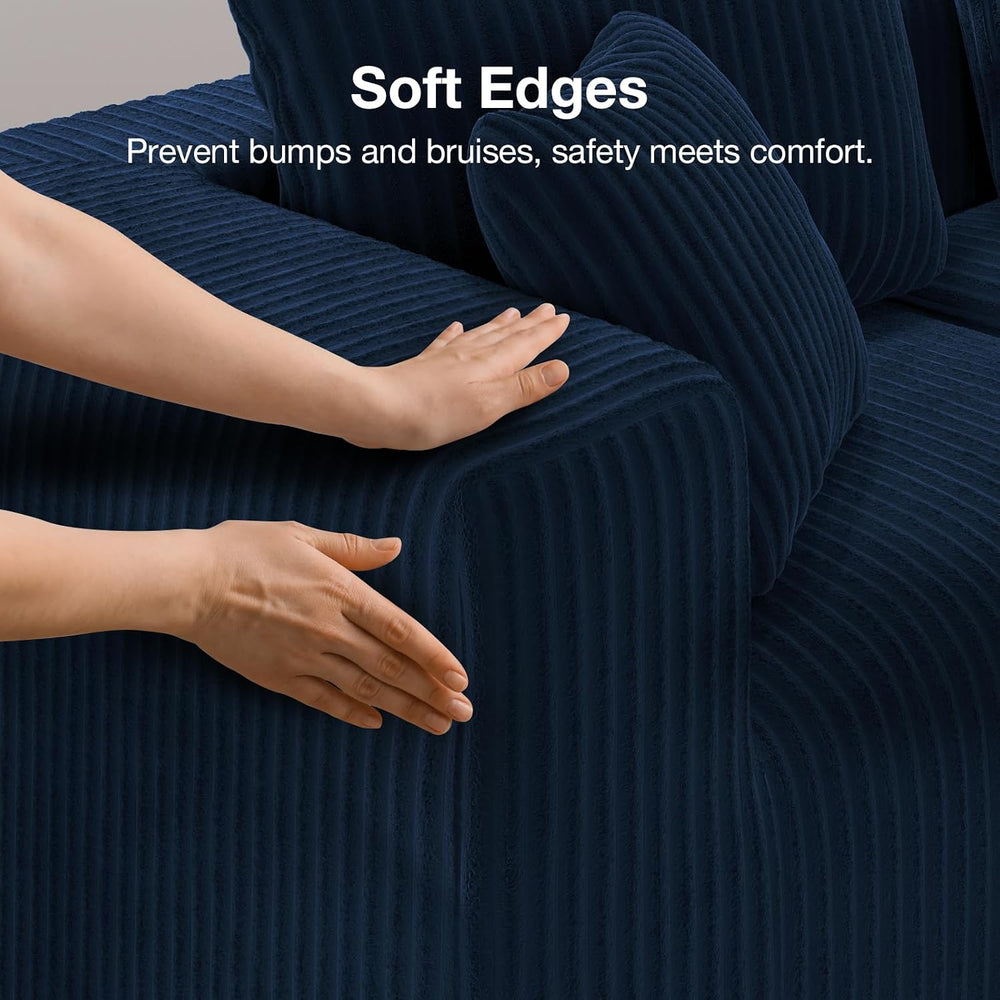 Novilla Modular Sectional Sofa, Modern Cloud Sectional Couch with Smarts Coil...