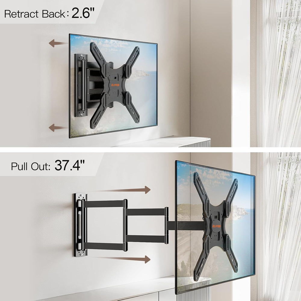 ELIVED Long Arm TV Wall Mount for 26-65" TVs, Max VESA 400x400, 77 Lbs L...