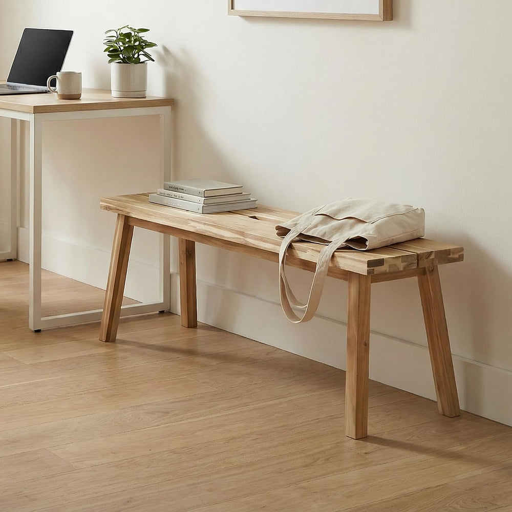 ARROWSTONE Solid Wood Bench for Entryway, Bed Bench, Dining, Plant Stand - Wo...