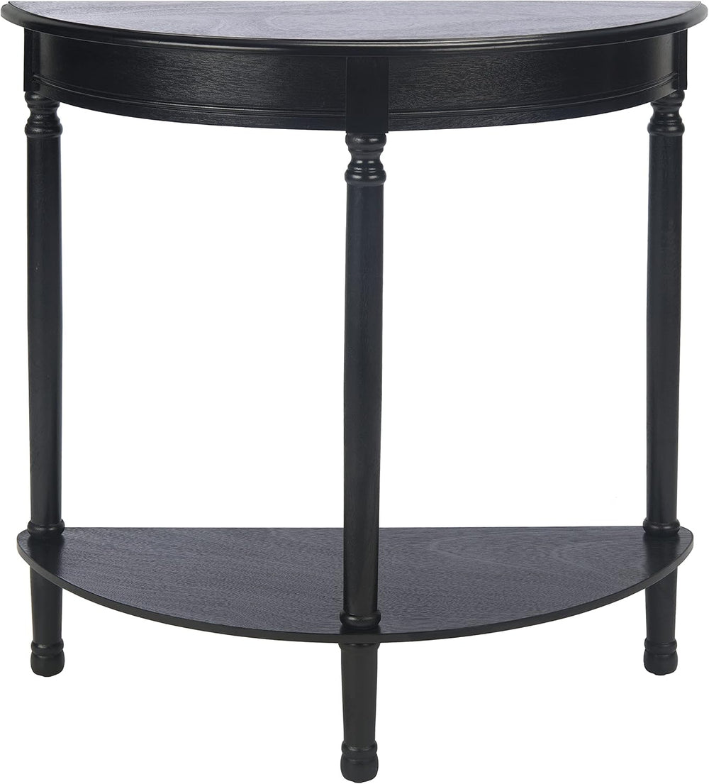 SAFAVIEH Tinsley Wood Console Entryway Table, 28" Black CNS5723B