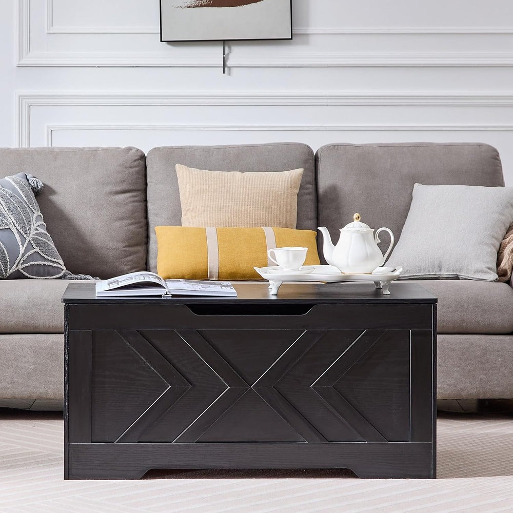 39.3” Storage Bench, Extra Large Entryway Bench with Storage,Storage Chest wi...