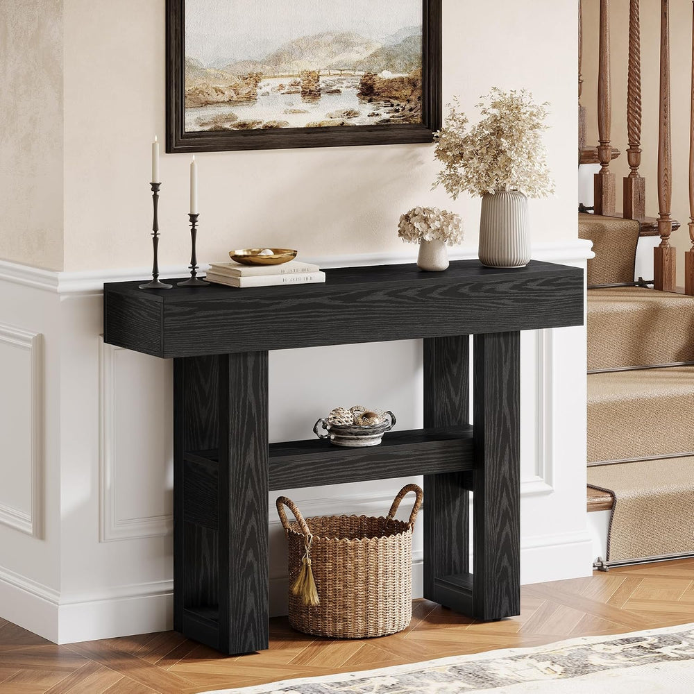 Tribesigns 41.34" Modern Console Table, Sofa Table Behind The Couch | 2-...