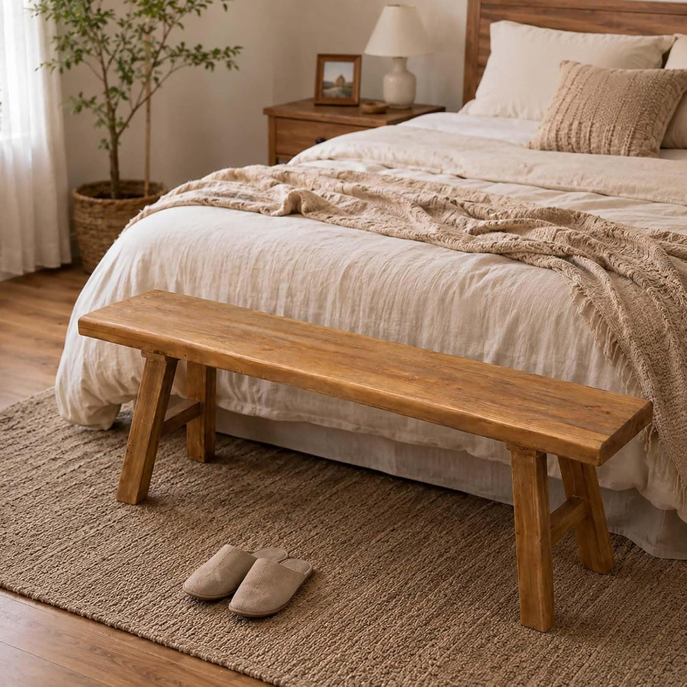 Narrow Bench For Entryway Skinny Hallway Shoe Benchs End Of Bed Slim Farmhous...