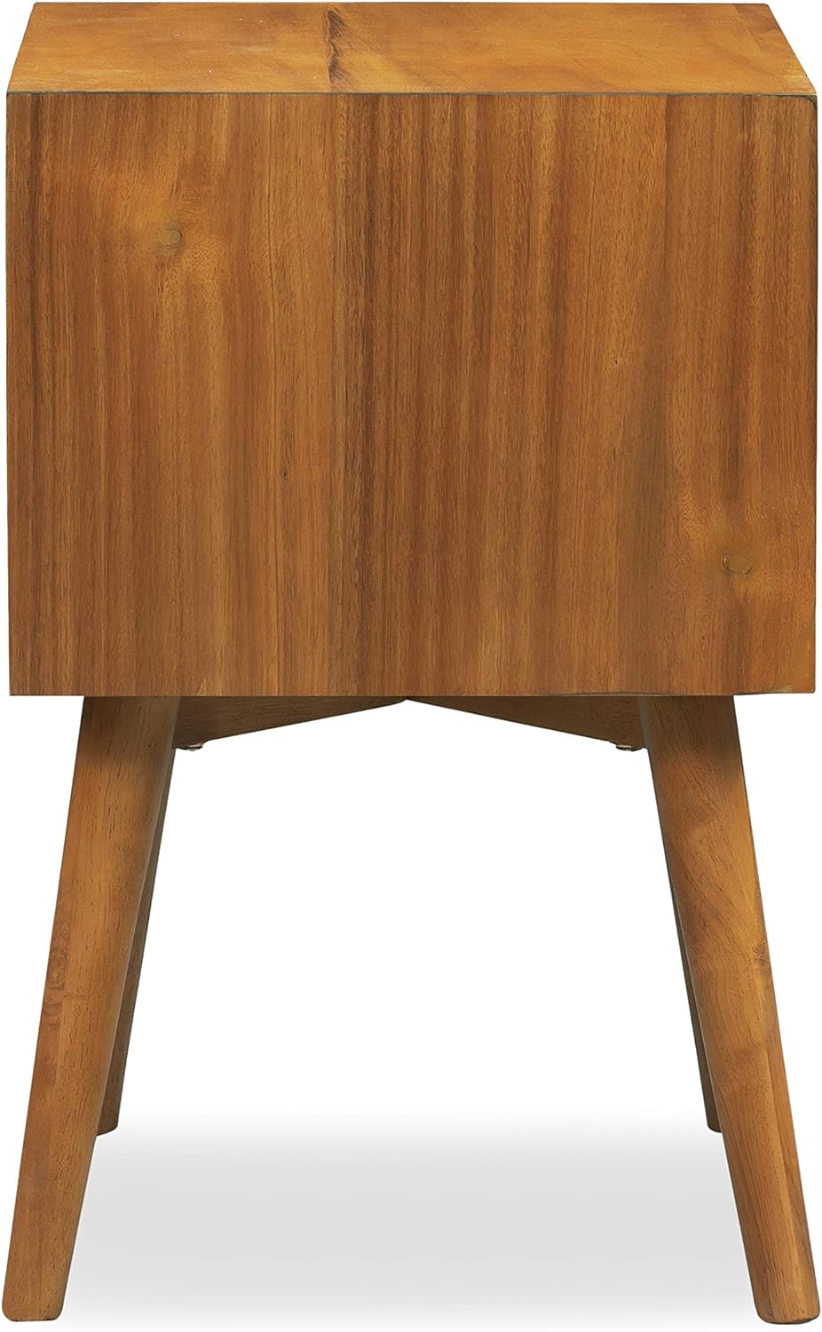 Poly & BARK Dorsey Nightstand - Mid-Century Modern Nightstand – Solid Woo...