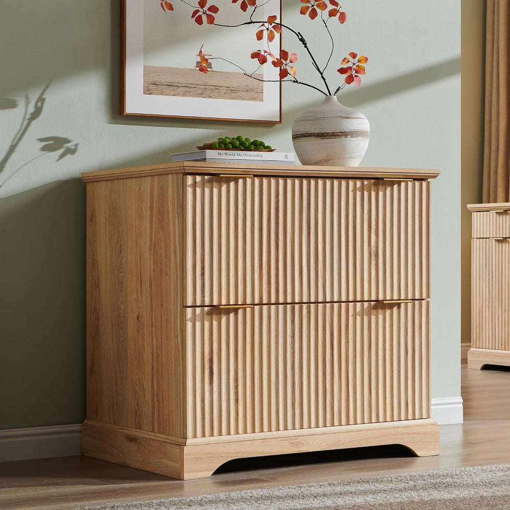 30"File Cabinet W/Charging Station, w/Files Hanging Rod for Letter/Legal...
